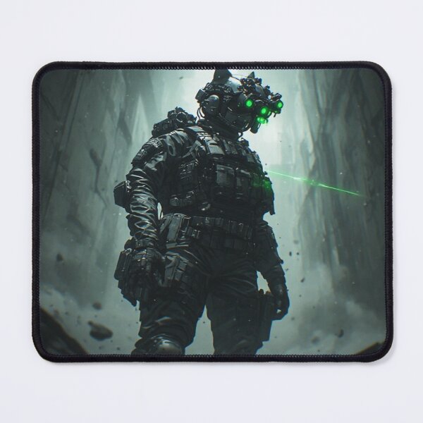 Item preview, "Futuristic Military Cyber Warrior" designed and sold by JMAVILA ART.