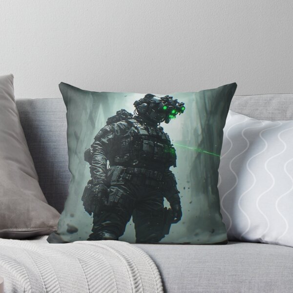 Item preview, "Futuristic Military Cyber Warrior" designed and sold by JMAVILA ART.