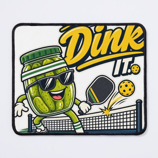 Item preview, Just Dink It Funny Pickleball Jar Mascot Playing Pickleball Pun designed and sold by zhivago1980.