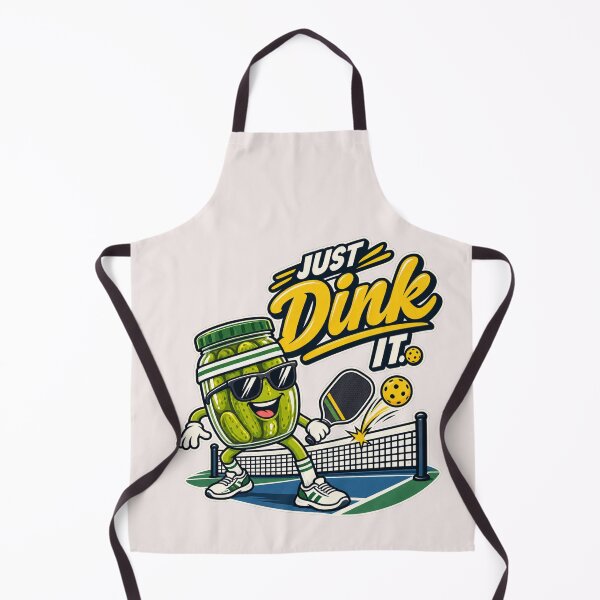 Item preview, Just Dink It Funny Pickleball Jar Mascot Playing Pickleball Pun designed and sold by zhivago1980.