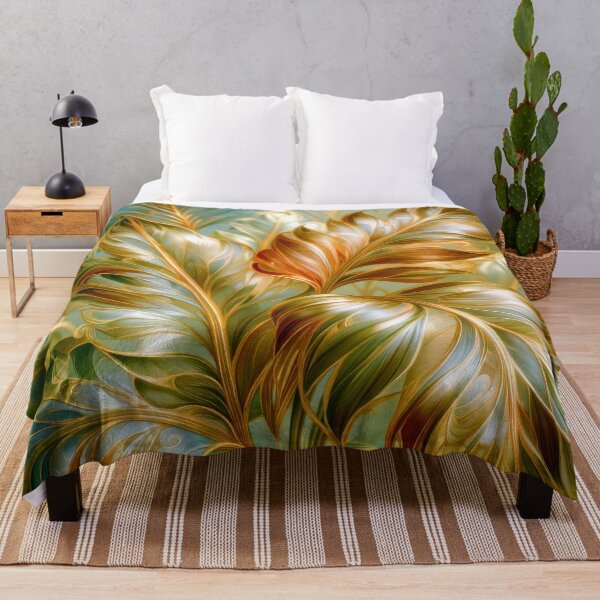 Item preview, Abstract Tropical Leaves Art designed and sold by MargaretWiktor.