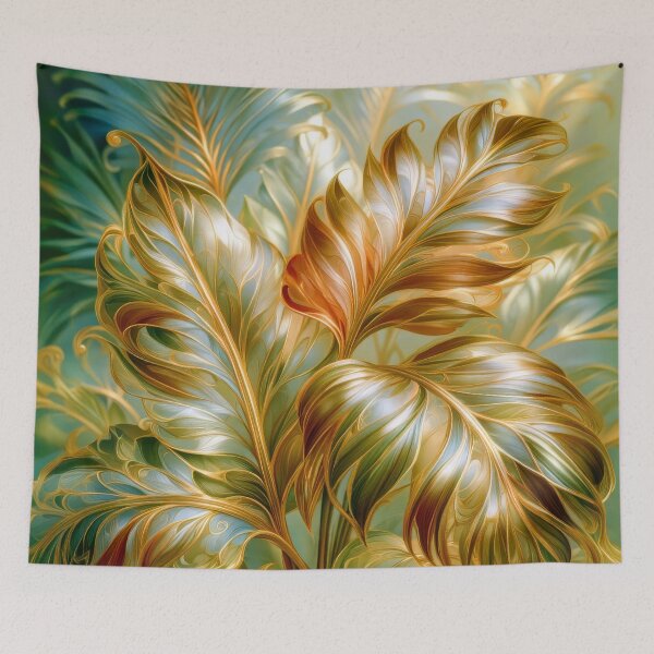 Item preview, Abstract Tropical Leaves Art designed and sold by MargaretWiktor.