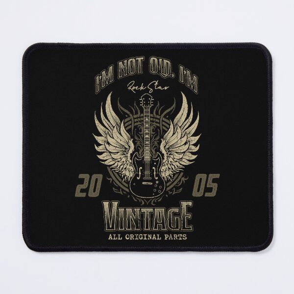 Item preview, I'm Not Old I'm Vintage Retro 2005 Guitar Player designed and sold by JRRTs.
