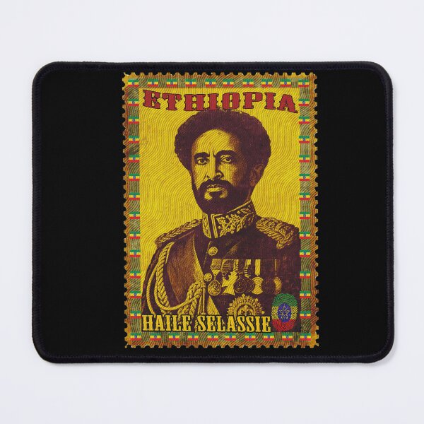 Item preview, Haile Selassie Ethiopia Vintage Stamp Pan-African Art designed and sold by Youngkev-arts.
