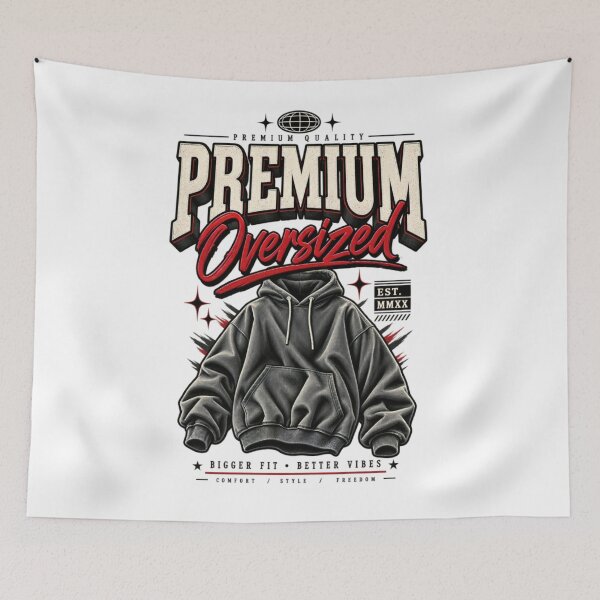 Item preview, Premium Oversized Vintage Streetwear Hoodie – Comfort Style Freedom designed and sold by ActionForge.