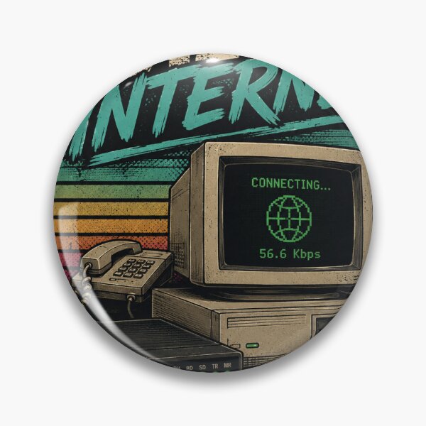 Item preview, Dial Up Internet Retro 90s Vintage Computer Nostalgia designed and sold by MalickaArt.
