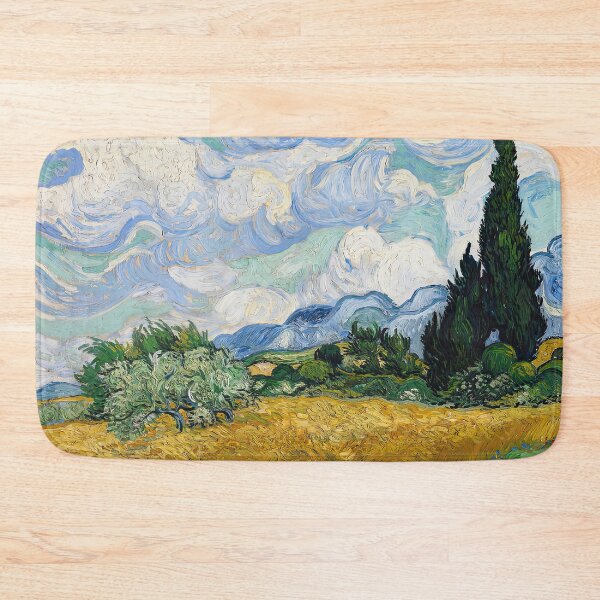Item preview, Vincent van Gogh Wheat Field with Cypresses designed and sold by DavidSrna.
