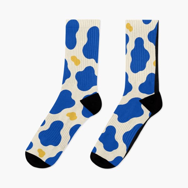 Item preview, Blue Cow Print Abstract Pattern designed and sold by Glottopia.