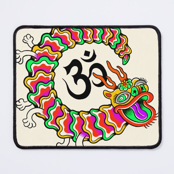 Item preview, Chinese Dragon Om Symbol Circle designed and sold by MARCOSURREAL.