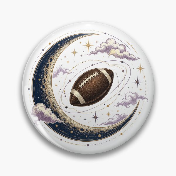 Item preview, Midnight Celestial Football Quarterback | Cosmic QB Sports Graphic designed and sold by Tarun Thakur.