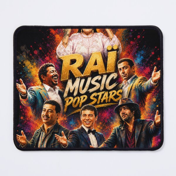 Item preview, RAI MUSIC FAMOUS ALGERIAN STARS designed and sold by Ai-TOUCH.