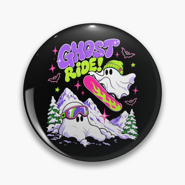 Item preview, Ghost Ride Retro Snowboarding Winter Holiday Graphic Tee designed and sold by Design Vibras.