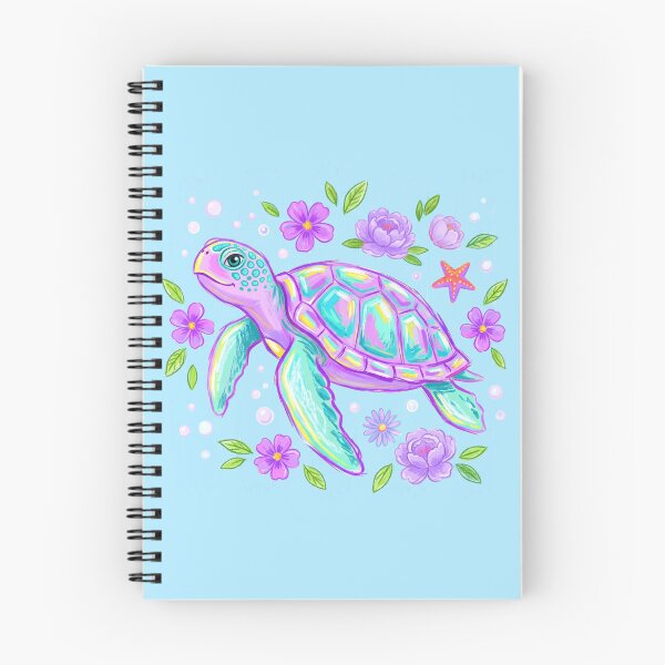 Item preview, Whimsical Sea Turtle purple colorful  designed and sold by augustinet.