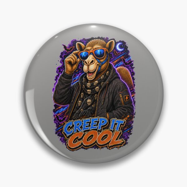 Item preview, Creep It Cool – Fun Halloween Gift for Camel Lovers - Cool Halloween Animal Graphic Camel T-Shirt designed and sold by Camel & Quirk.