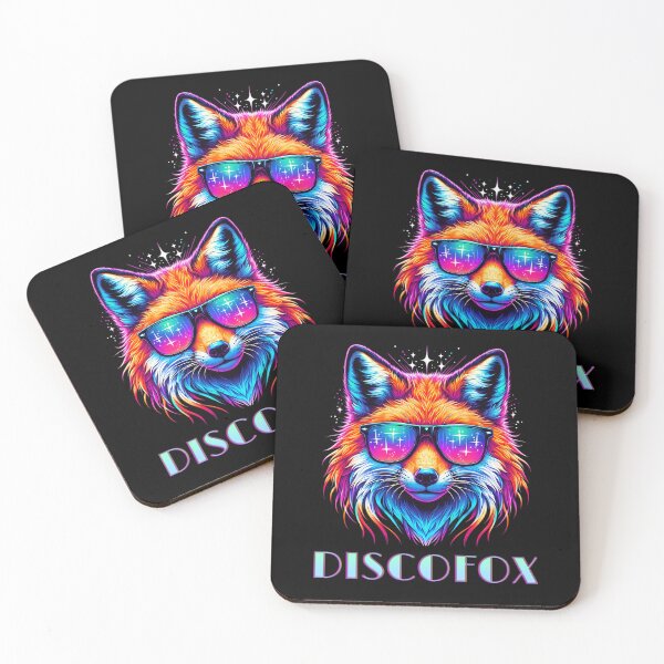 Item preview, Discofox fox neon sunglasses disco designed and sold by Loona97.