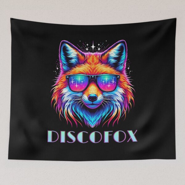 Item preview, Discofox fox neon sunglasses disco designed and sold by Loona97.