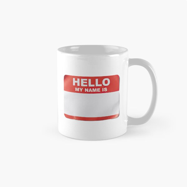 Item preview, Blank Hello My Name Is Name Tag designed and sold by VFXguy.