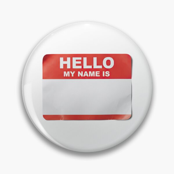 Item preview, Blank Hello My Name Is Name Tag designed and sold by VFXguy.