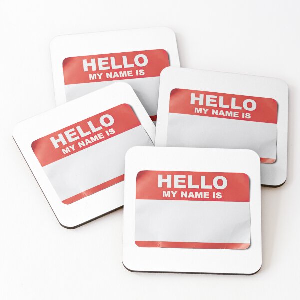 Item preview, Blank Hello My Name Is Name Tag designed and sold by VFXguy.