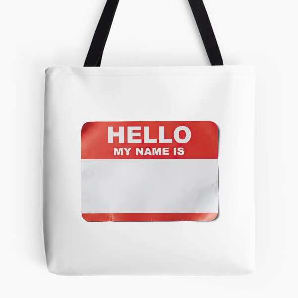 Item preview, Blank Hello My Name Is Name Tag designed and sold by VFXguy.