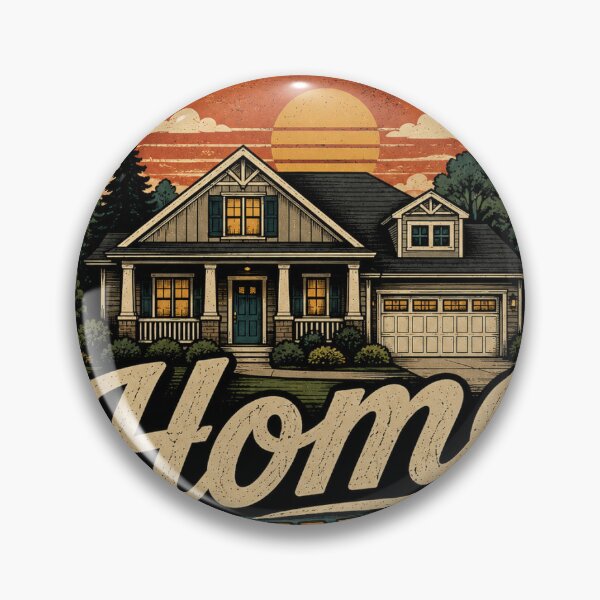Item preview, New Home Owner Vintage Retro Housewarming Gift designed and sold by MalickaArt.