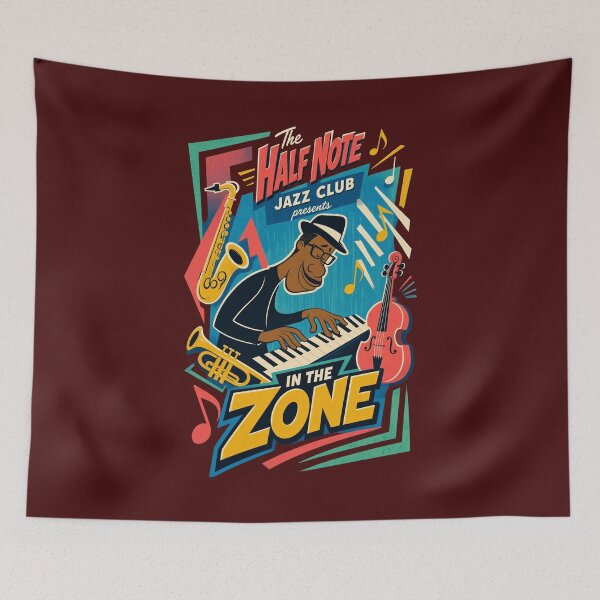 Item preview,  Half Note Jazz Zone designed and sold by evansconner.