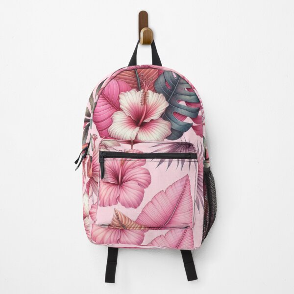 Item preview, Pastel Pink Tropics – Soft Floral Botanical Pattern designed and sold by SweetNova Studio.