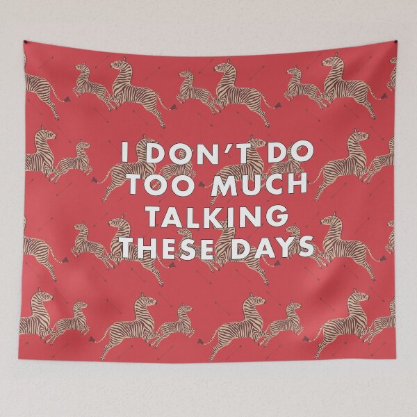 Item preview, I don't do too much talking these days - Royal Tenenbaum Wallpaper designed and sold by SydneyKoffler.