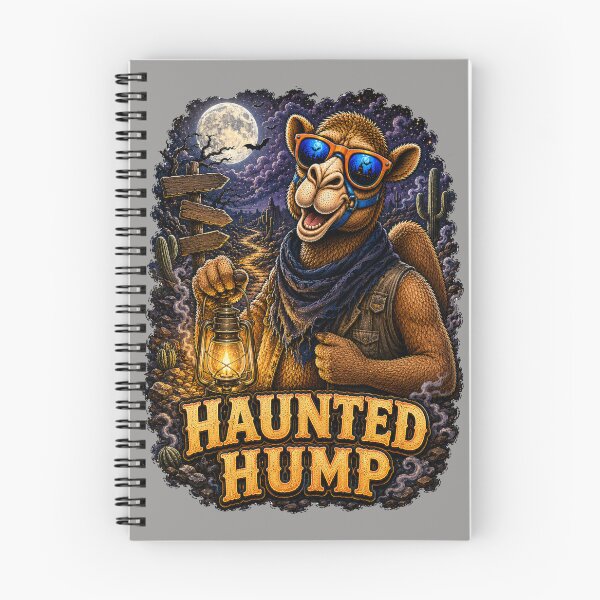 Item preview, Haunted Hump – Fun Halloween Gift for Camel Lovers - Cool Halloween Animal Graphic Camel T-Shirt designed and sold by Camel & Quirk.