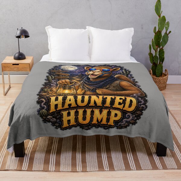 Item preview, Haunted Hump – Fun Halloween Gift for Camel Lovers - Cool Halloween Animal Graphic Camel T-Shirt designed and sold by Camel & Quirk.
