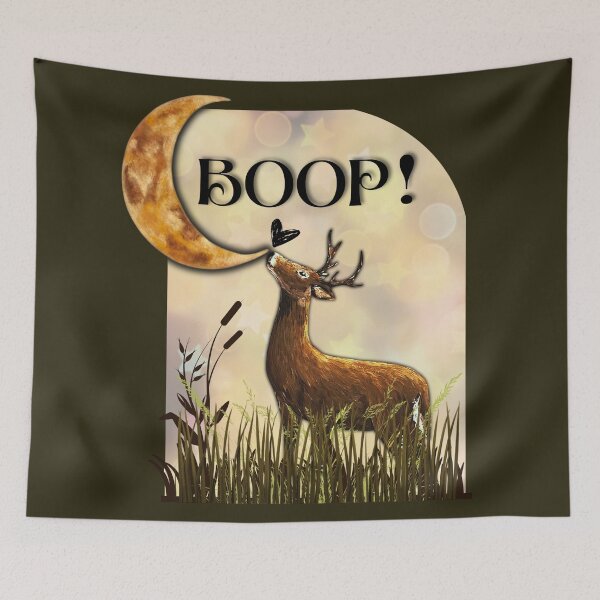 Item preview, Boop! Moonlit Deer designed and sold by ArtistsAtticWI.
