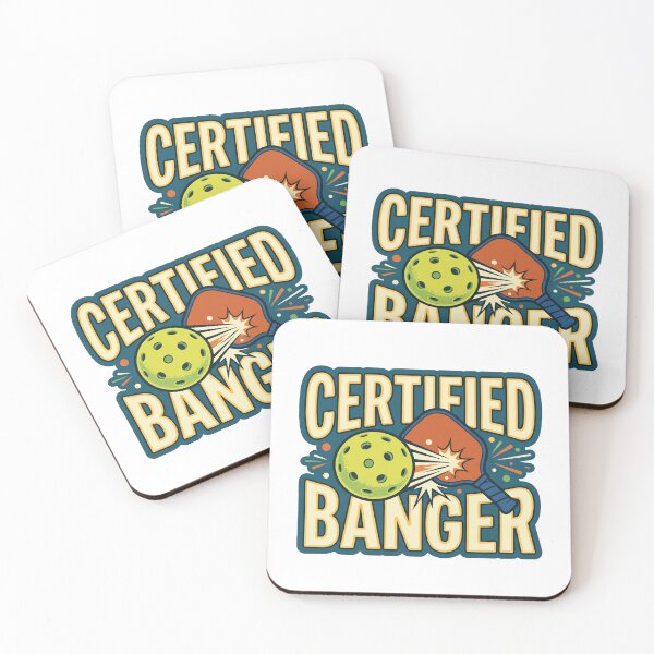 Item preview, Certified Banger Retro Pickleball Smash Impact designed and sold by randaper.