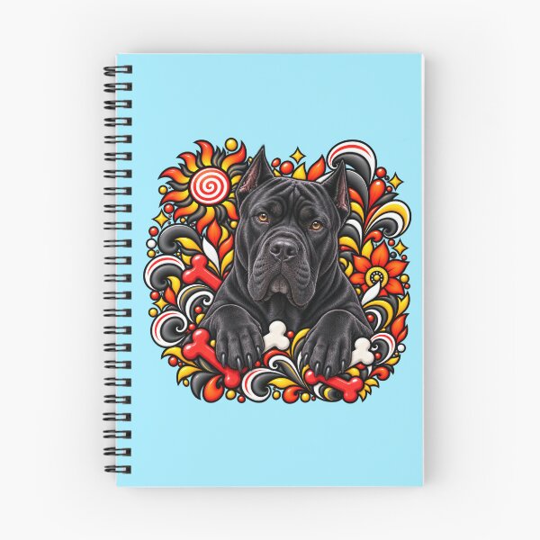 Item preview, Cane Corso Floral Art - Bones & Swirls Decor designed and sold by PixelsPaws.