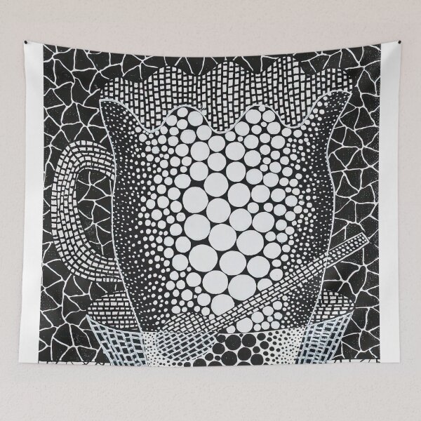 Item preview, Yayoi Kusama, coffee cup designed and sold by DavidSrna.