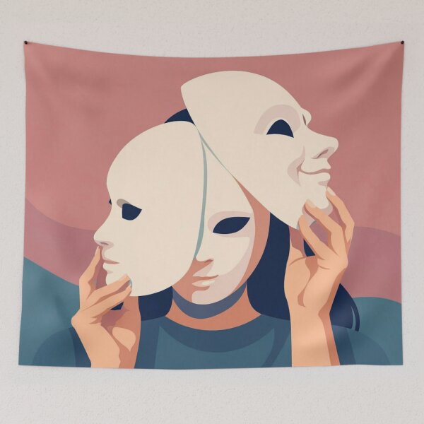 Item preview, Masks of Identity and Emotion designed and sold by Creative_Canvas.