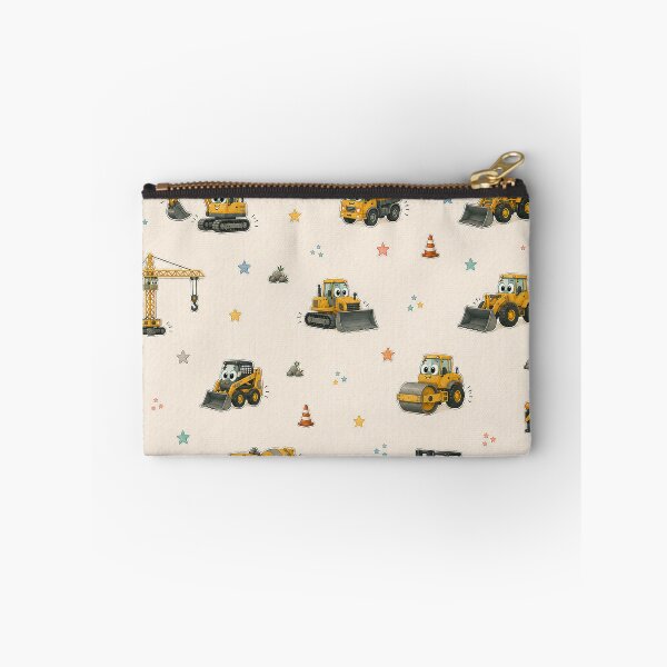 Item preview, Cute Construction Vehicles – Kids Heavy Equipment Pattern designed and sold by HO•Designs.