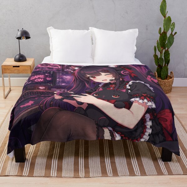 Item preview, Game On, Neko! – Gothic Gamer Maid designed and sold by Revyra Design .