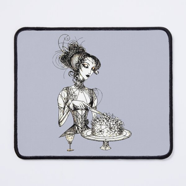 Item preview, A woman is slicing a cake. Retro style. designed and sold by MagelliShop.