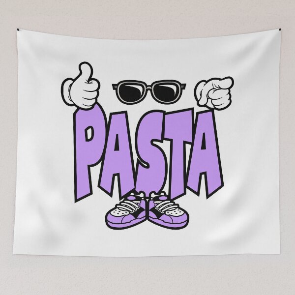 Item preview, PASTA  - FOOD Graffiti Character Bold Popart designed and sold by NFTWords.