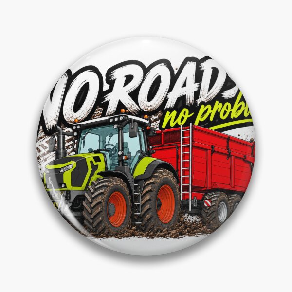 Item preview, Farm Tractor with Dump Trailer – No Roads No Problem designed and sold by ElceMare.