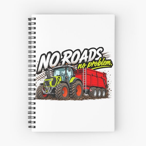 Item preview, Farm Tractor with Dump Trailer – No Roads No Problem designed and sold by ElceMare.