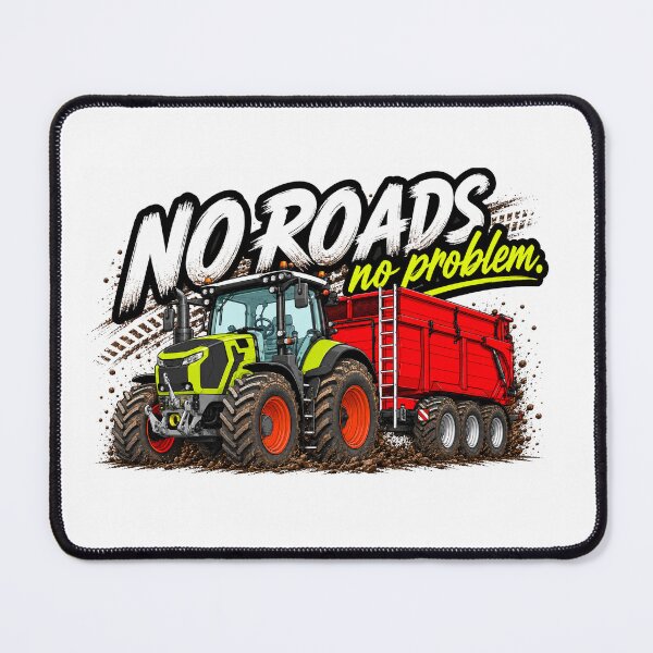 Item preview, Farm Tractor with Dump Trailer – No Roads No Problem designed and sold by ElceMare.