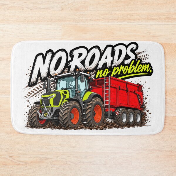 Item preview, Farm Tractor with Dump Trailer – No Roads No Problem designed and sold by ElceMare.