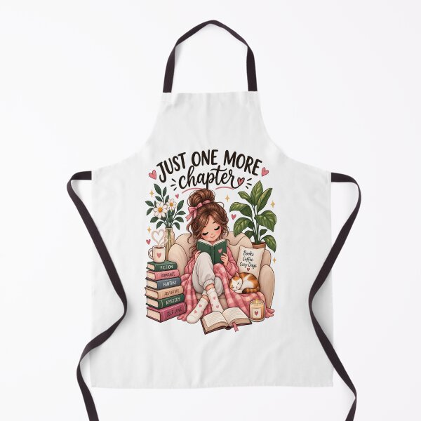 Item preview, Just One More Chapter – Cozy Book Lover Reading Design designed and sold by NovaNest  Studio.
