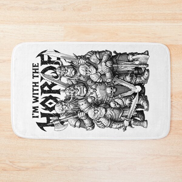 Item preview, I'm With The Orc Horde Funny Fantasy Gaming RPG Orcs designed and sold by GrandeDuc.
