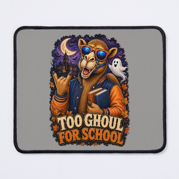 Item preview, Funny Halloween Camel – Too Ghoul for School Gift - Cool Halloween Animal Graphic Camel T-Shirt designed and sold by Camel & Quirk.