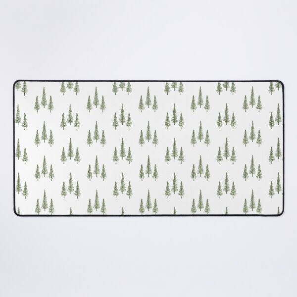 Item preview, Three Pine Trees Moss Green designed and sold by Pinkdeer Designs.