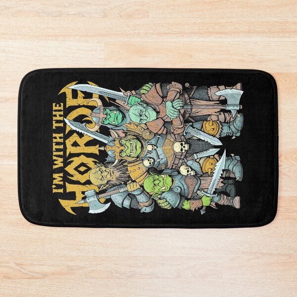 Item preview, I'm With The Orc Horde Funny Fantasy Gaming RPG Orcs designed and sold by GrandeDuc.