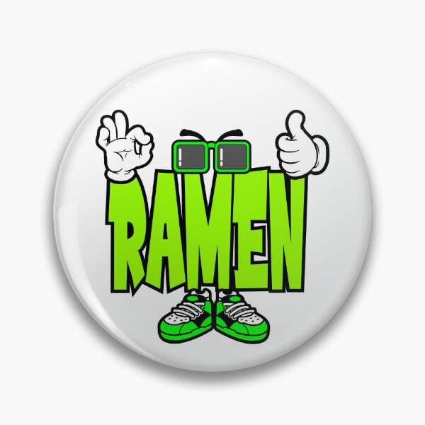 Item preview, RAMEN - FOOD Design Character Bold Retro designed and sold by NFTWords.