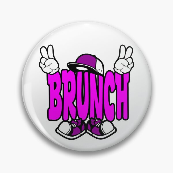 Item preview, BRUNCH - FOOD Lettering Comic Words Funny  designed and sold by NFTWords.